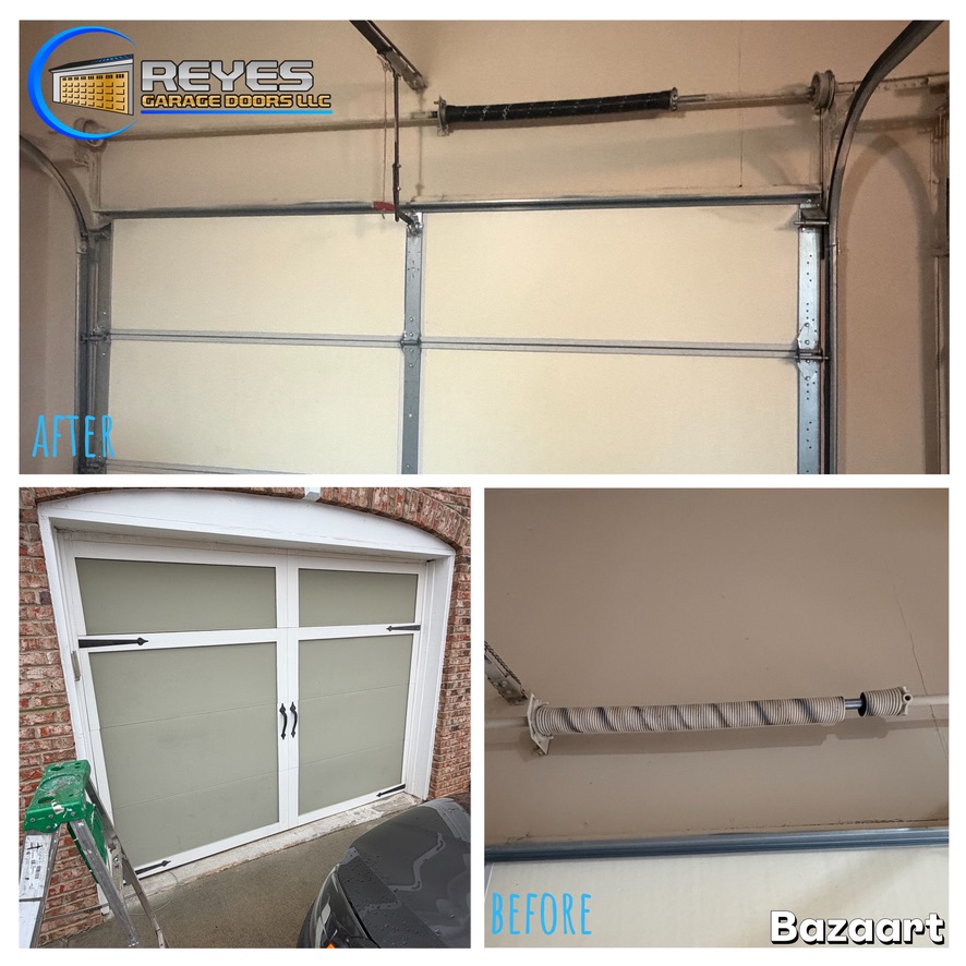 BEFORE & AFTER – COMPLETE GARAGE DOOR RESTORATION