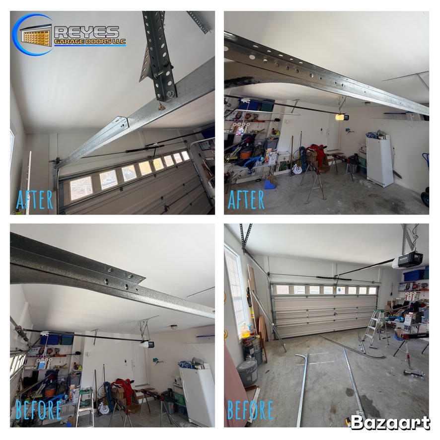 Another successful garage door repair completed by Reyes Garage Doors LLC